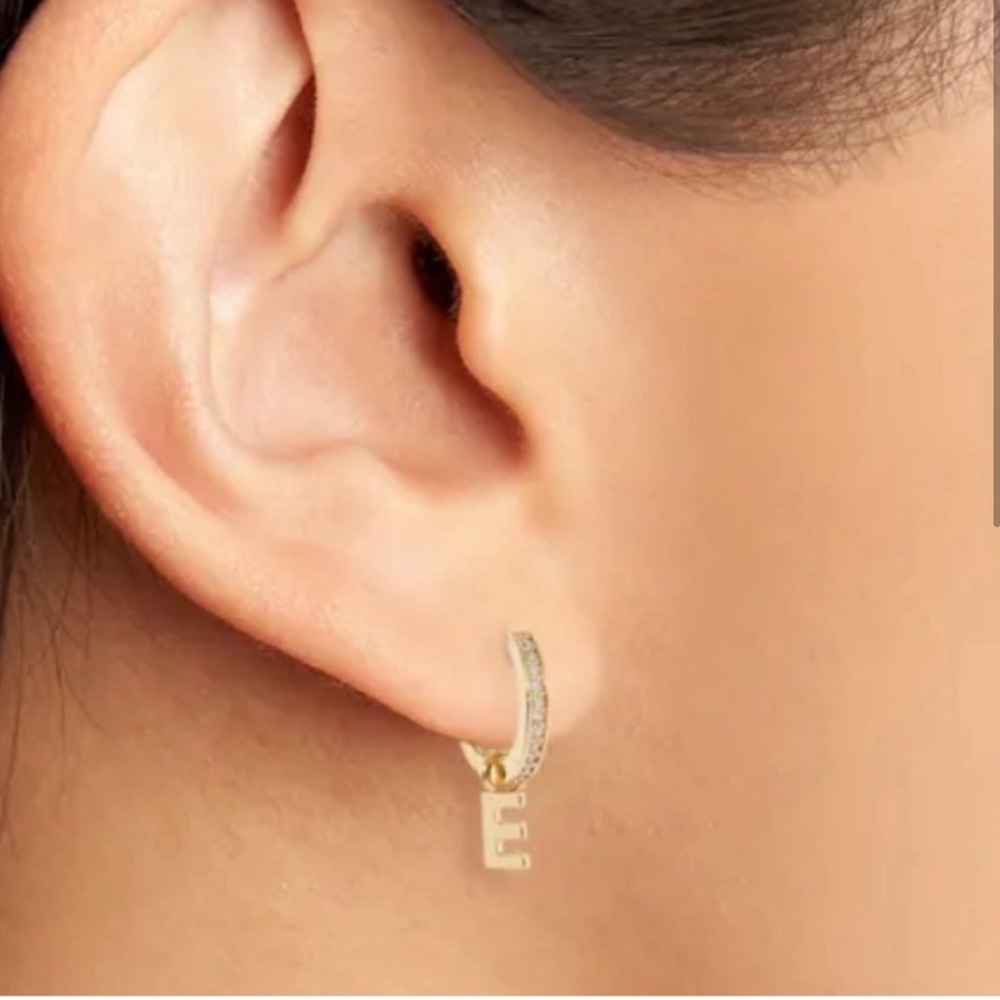 Kate Spade Pave E Huggie
Hoop Earrings